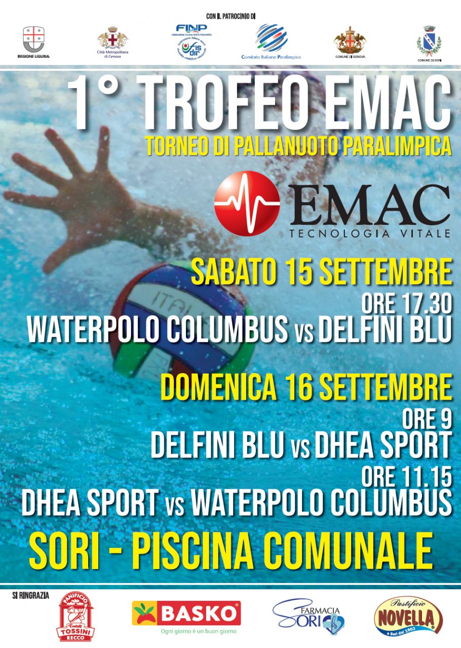 A Sori in scena la pallanuoto paralimpica