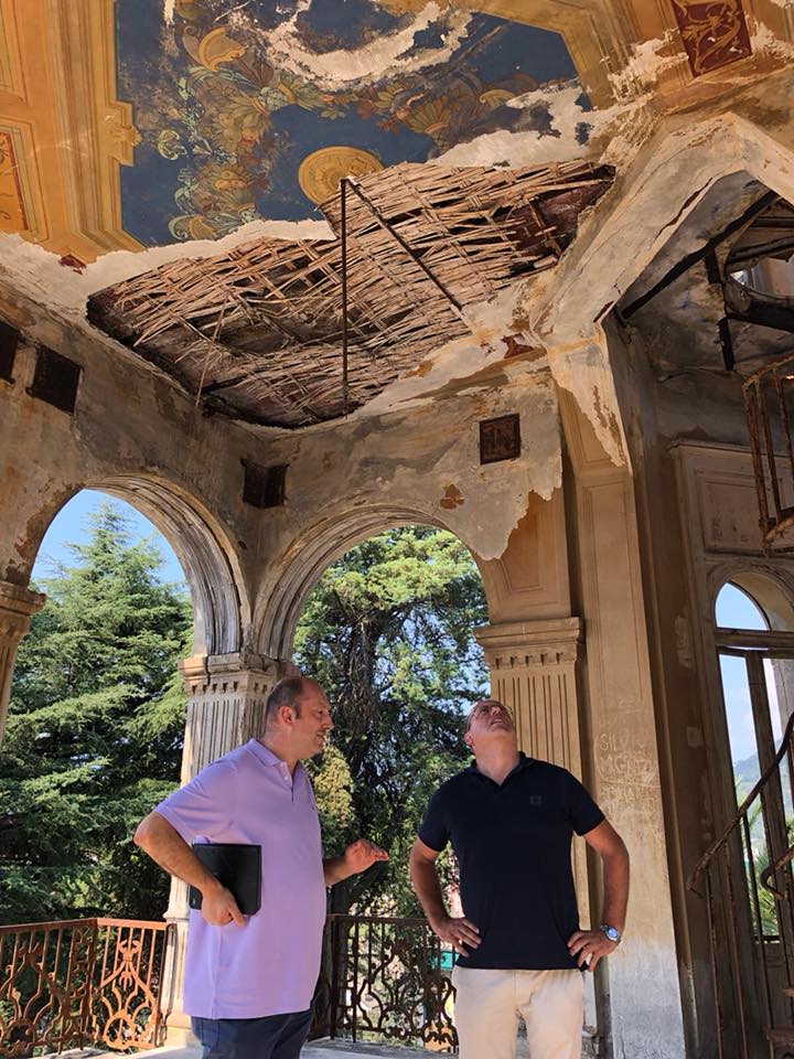 Iniziati i lavori alla palazzina del tè