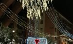 Un albero di luci bianche nel cuore di Recco