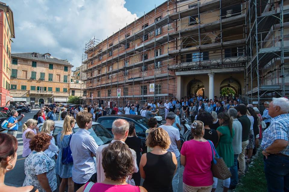 Il Levante ricorda le 43 vittime del ponte Morandi: un minuto di silenzio