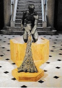 Il pescatore di Sestri Levante è stato “clonato”: a Santa Margherita inaugurano la copia