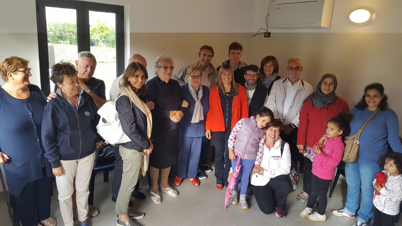 La nuova casetta per il parco Sterza