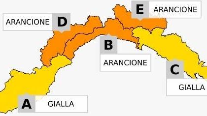 Domani allerta meteo gialla nel Tigullio, arancione nel Golfo Paradiso e Val d'Aveto