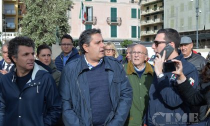 Maltempo, porto di Rapallo. Presidente Toti: “Chiederemo al Governo strumenti straordinari per la pulizia dei fondali"