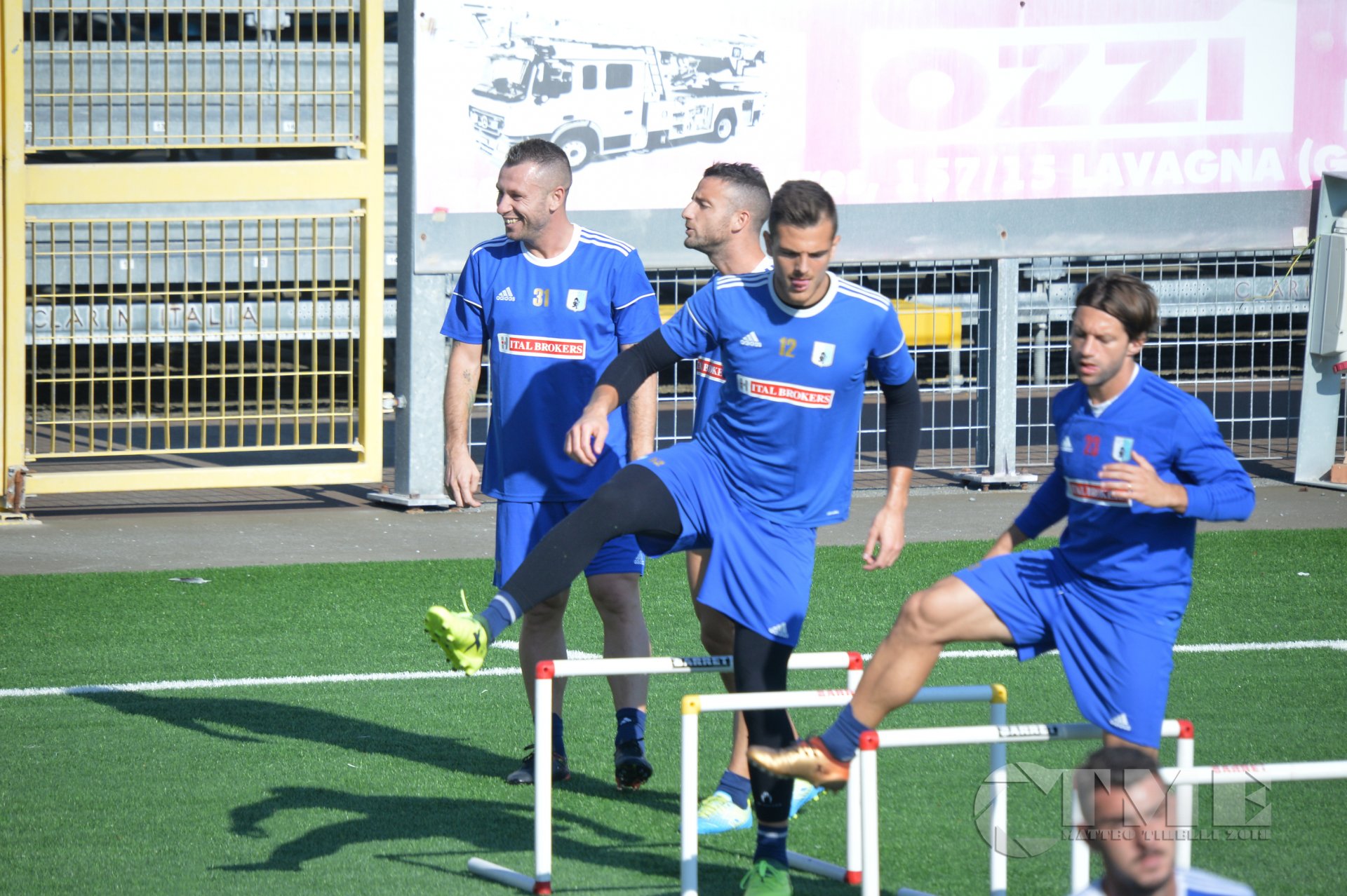 Primo allenamento Antonio Cassano Entella 21