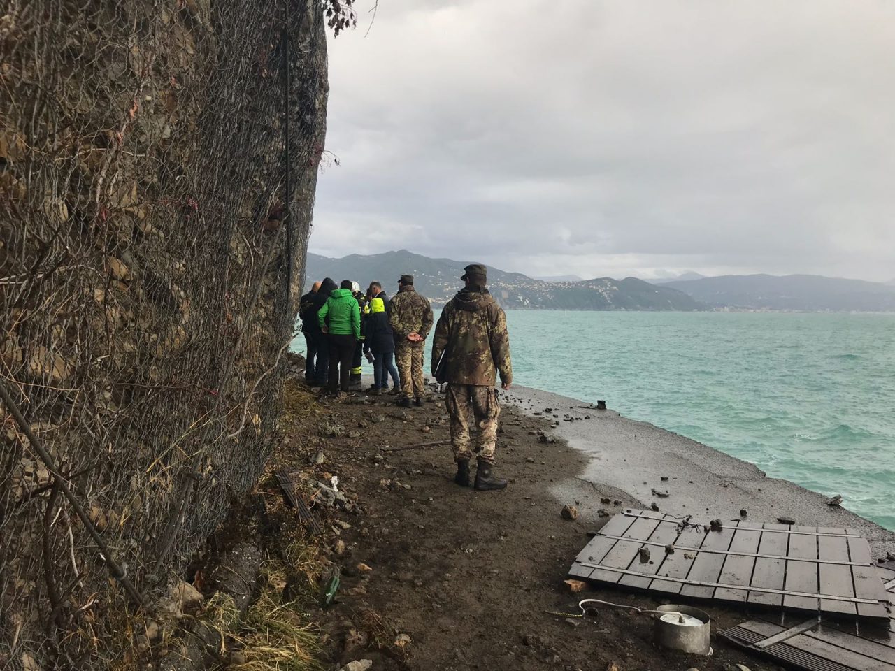Portofino, già chiuso il sentiero di emergenza