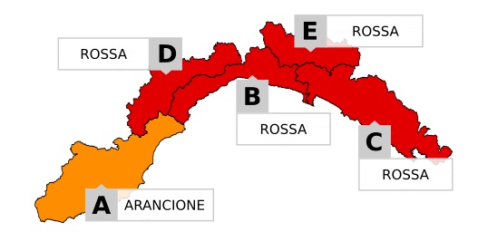 Allerta rossa, i provvedimenti a Rapallo
