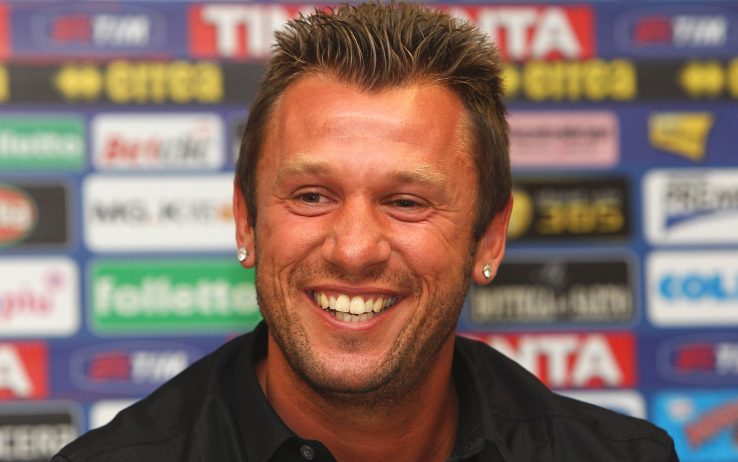 Cassano si allena con l’Entella
