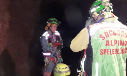 Gambatesa, ieri esercitazione all'interno della miniera