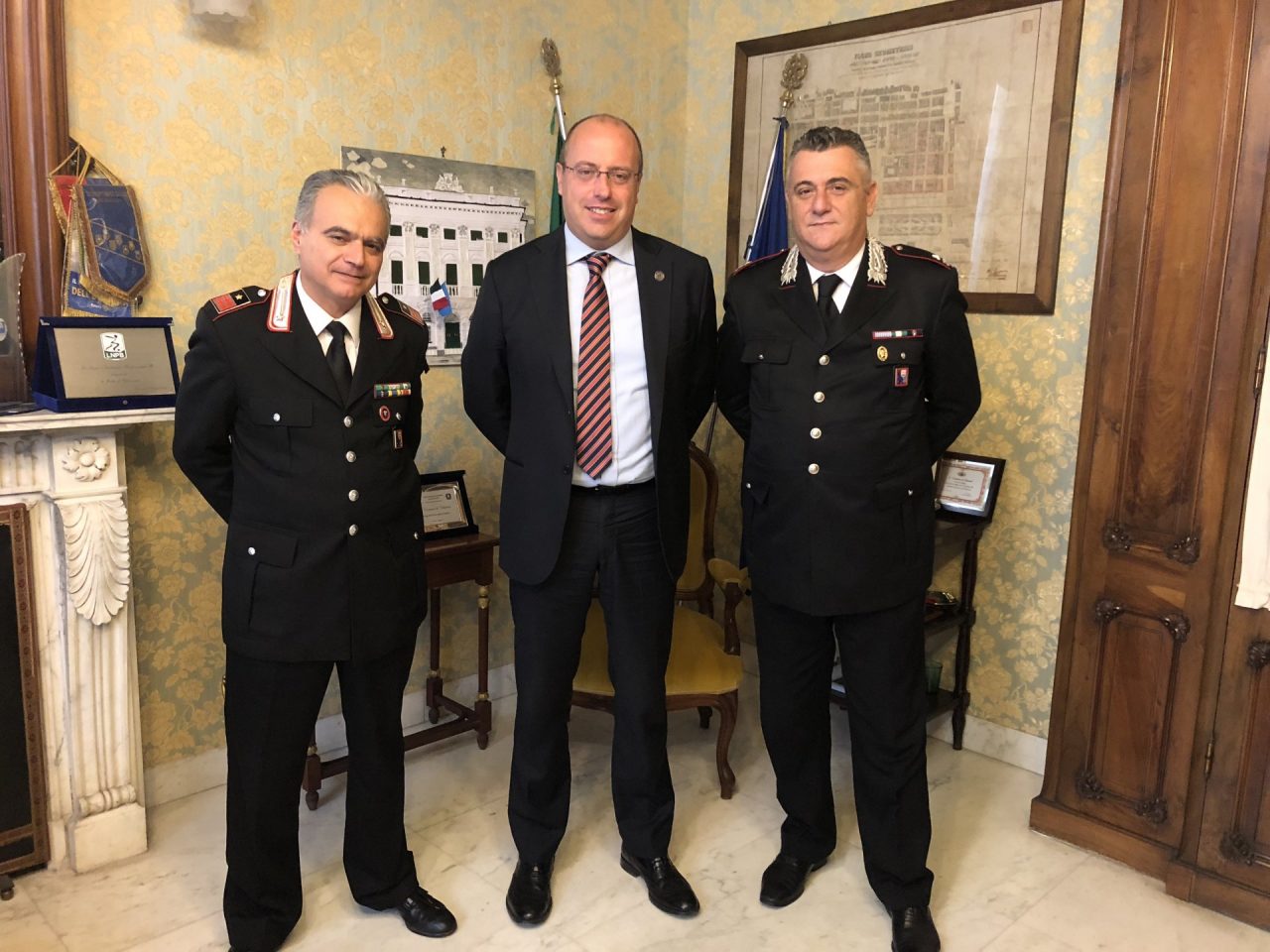Incontro tra il Sindaco e il nuovo Comandante dei Carabinieri