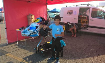Michele De Ferrari  a 8 anni è  una promessa del go-kart