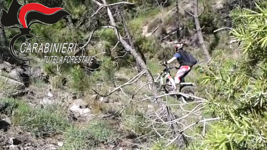 In moto in area protetta: sanzioni da 2mila euro a Castiglione