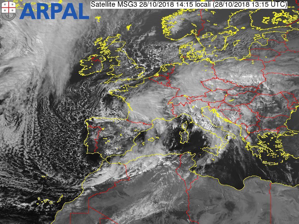 Maltempo e allerta rossa: le previsioni di Arpal per le prossime ore