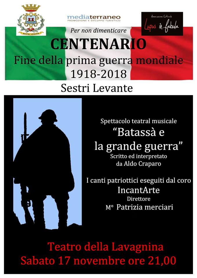 Batassà e la Grande Guerra fanno tappa a Sestri
