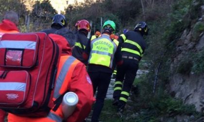 Cade a Punta Manara, il soccorso