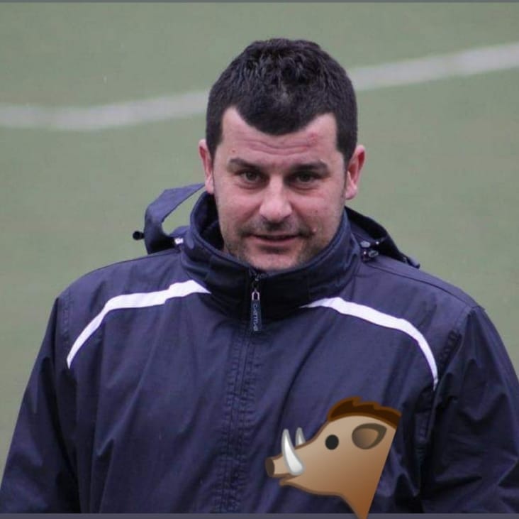 Roberto Pernigotti sulla panchina della Rapid Nozarego