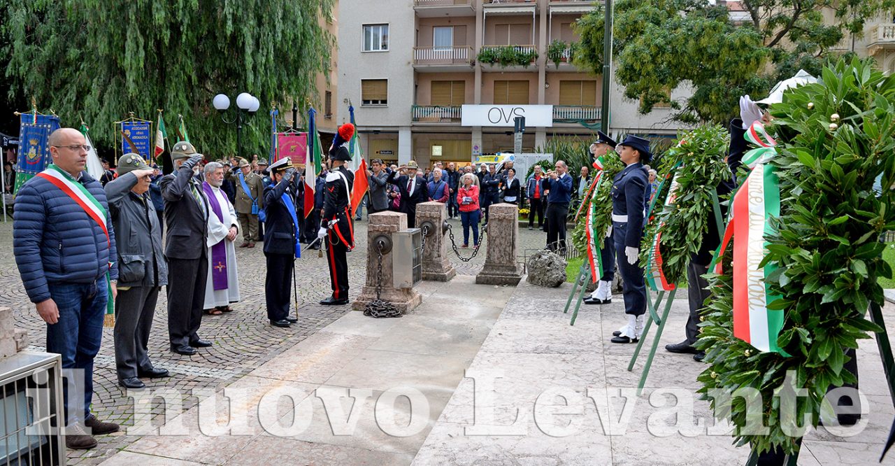 Le commemorazioni a Chiavari