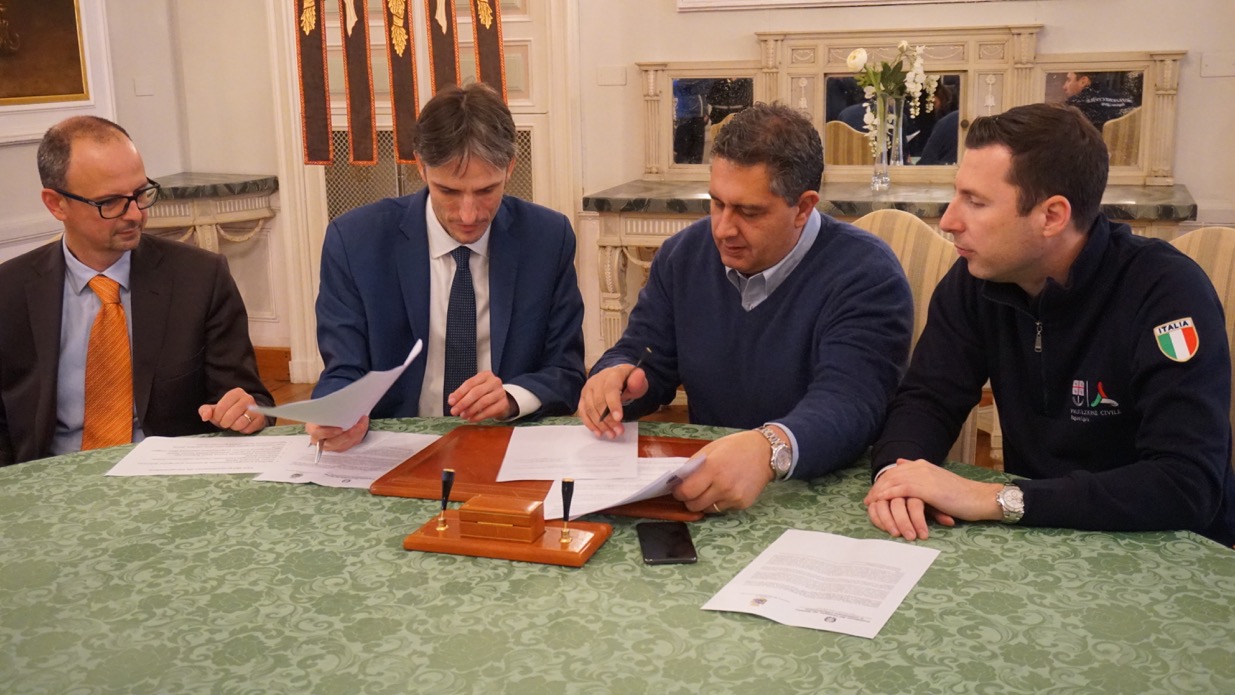 Santa Margherita Ligure, Toti e Donadoni firmano convenzione per progetto esecutivo canale scolmatore