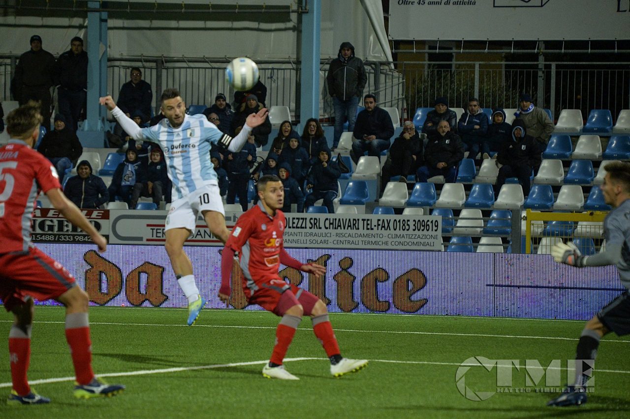 L’Entella travolge anche l’Alessandria