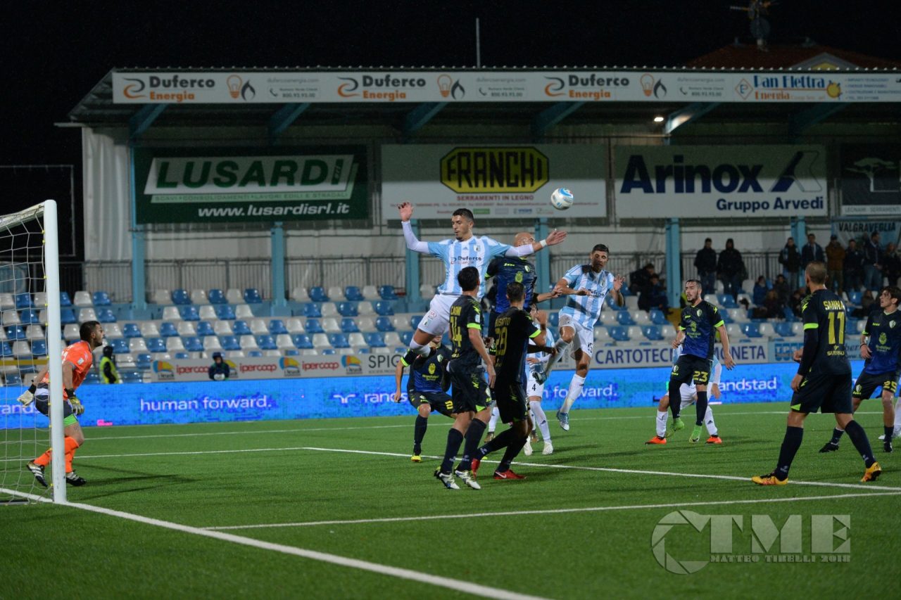 L’Entella batte anche l’Arzachena