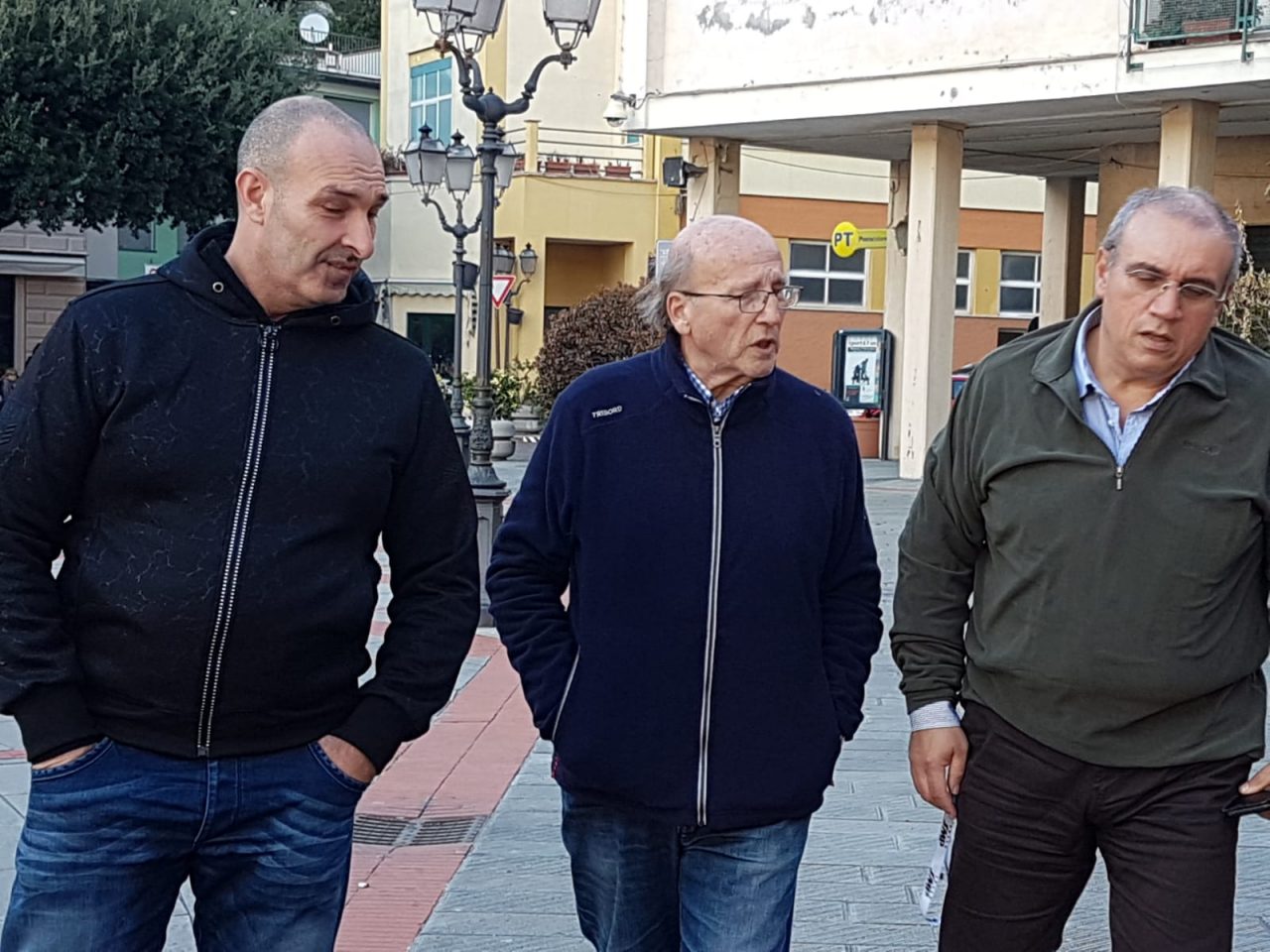 Zoagli:  visita sopralluogo del senatore Francesco Bruzzone