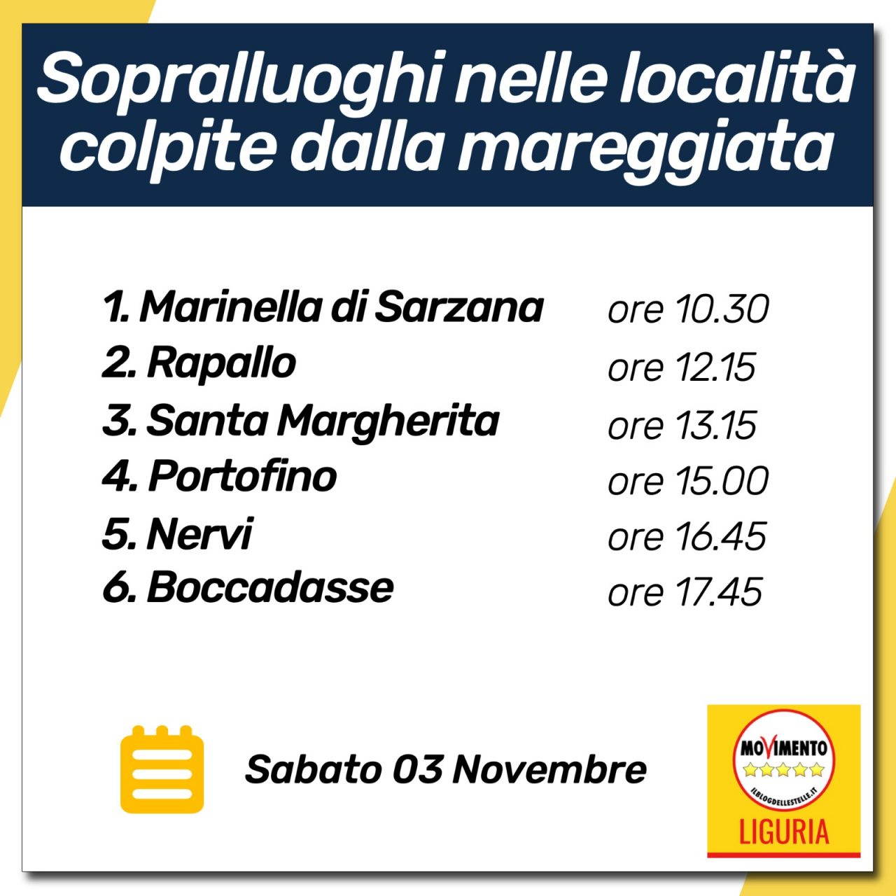 Movimento 5 Stelle: consiglieri oggi nel Tigullio e Levante
