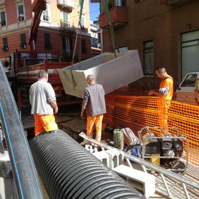 Canali di deflusso acque bianche, finita una parte di interventi