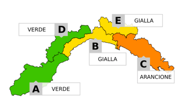 Maltempo, dalle 15 allerta arancione sul Tigullio