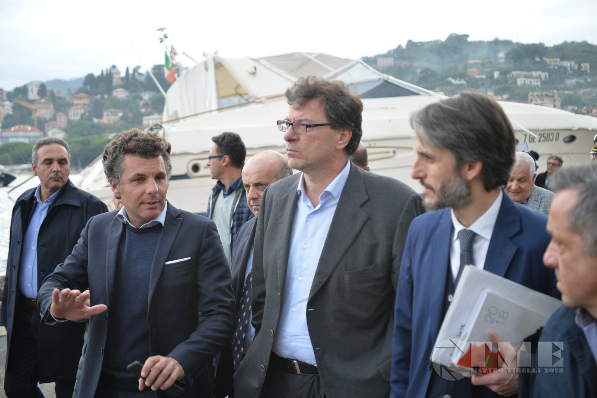 Visita sottosegretario Giorgetti a Rapallo 002