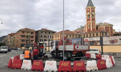 Chiavari, al via i lavori per la rotatoria fra via Trieste e viale Marconi