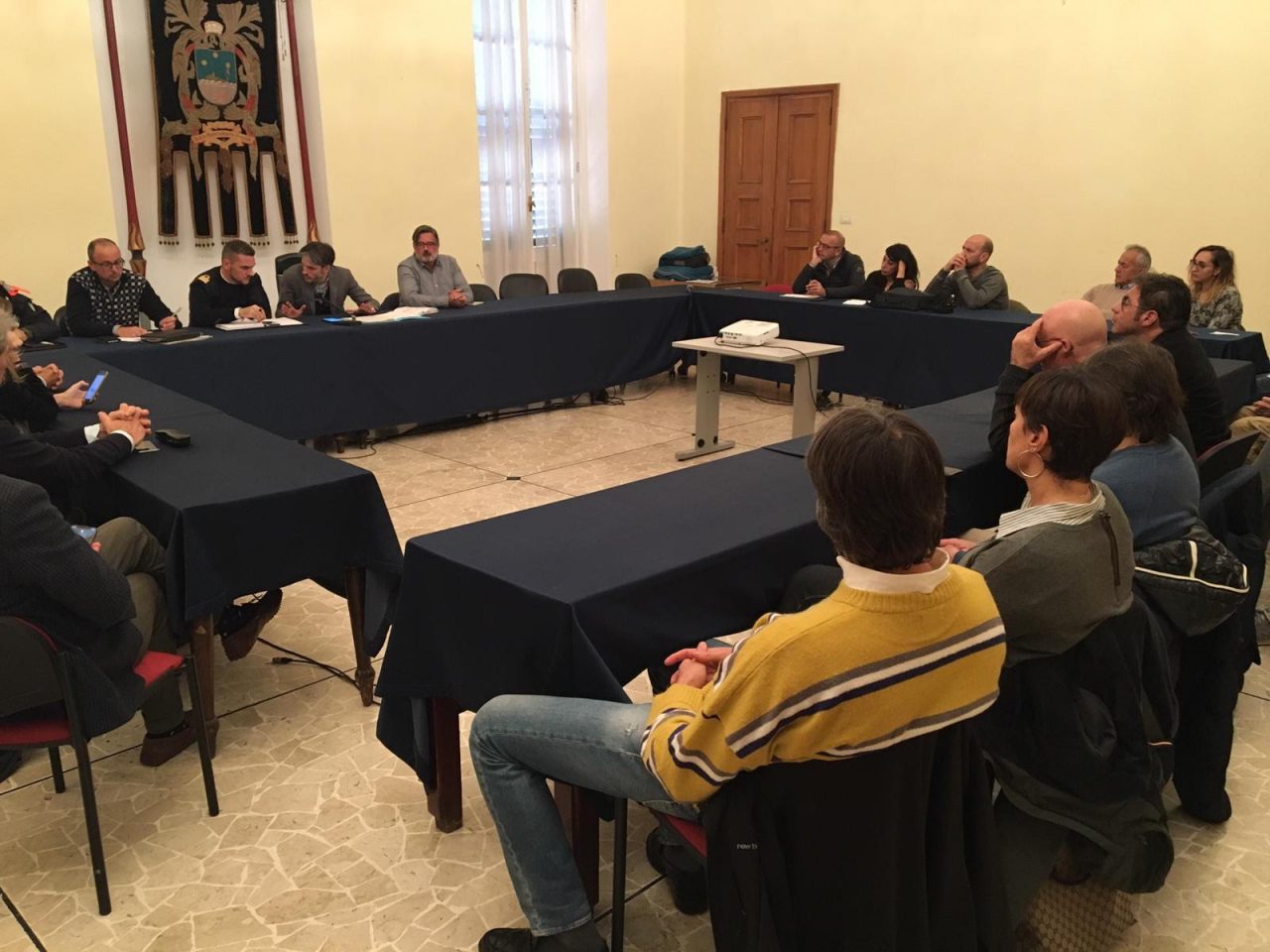 Santa Margherita Ligure, post mareggiata: incontro con gli operatori di Paraggi isolata dal crollo della 227