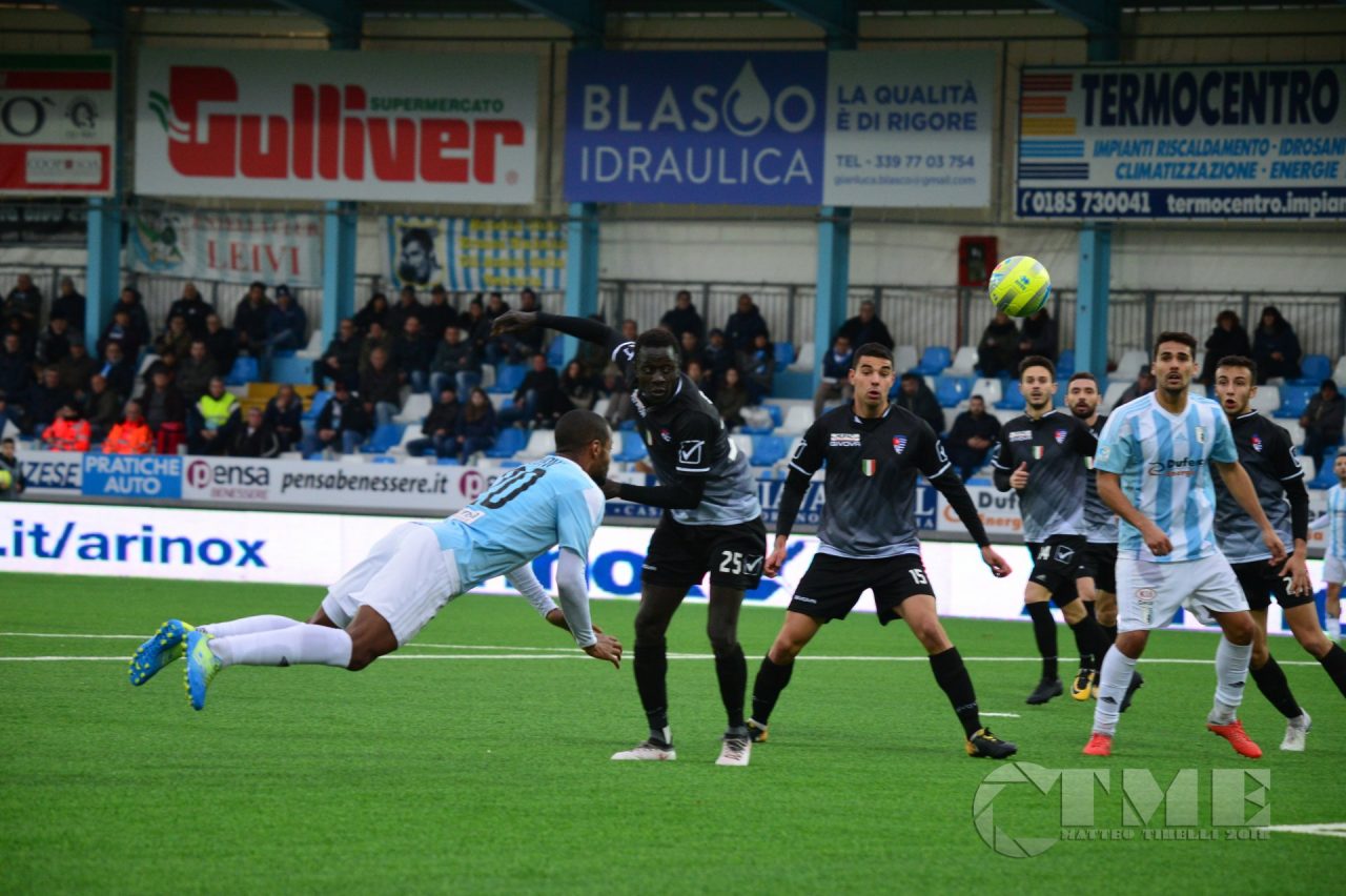 L’Entella  subisce la prima sconfitta casalinga con la Pro Patria