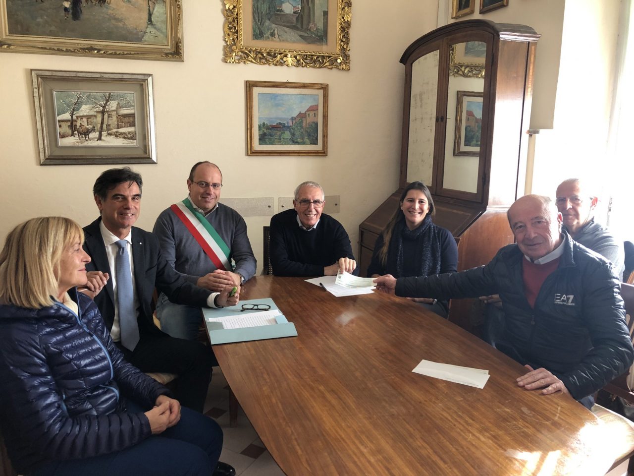 Lascia alla Casa di Riposo Torriglia 200mila euro, stamani la consegna