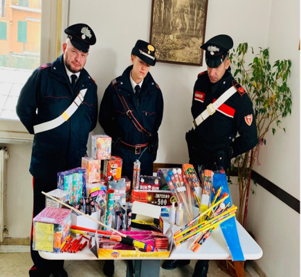 Chiavari, sequestrati fuochi d’artificio illegali