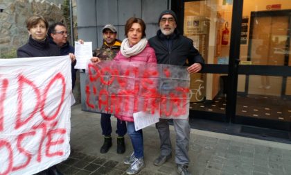 Rovido Saea, volantinaggio di protesta davanti al Comune di Carasco