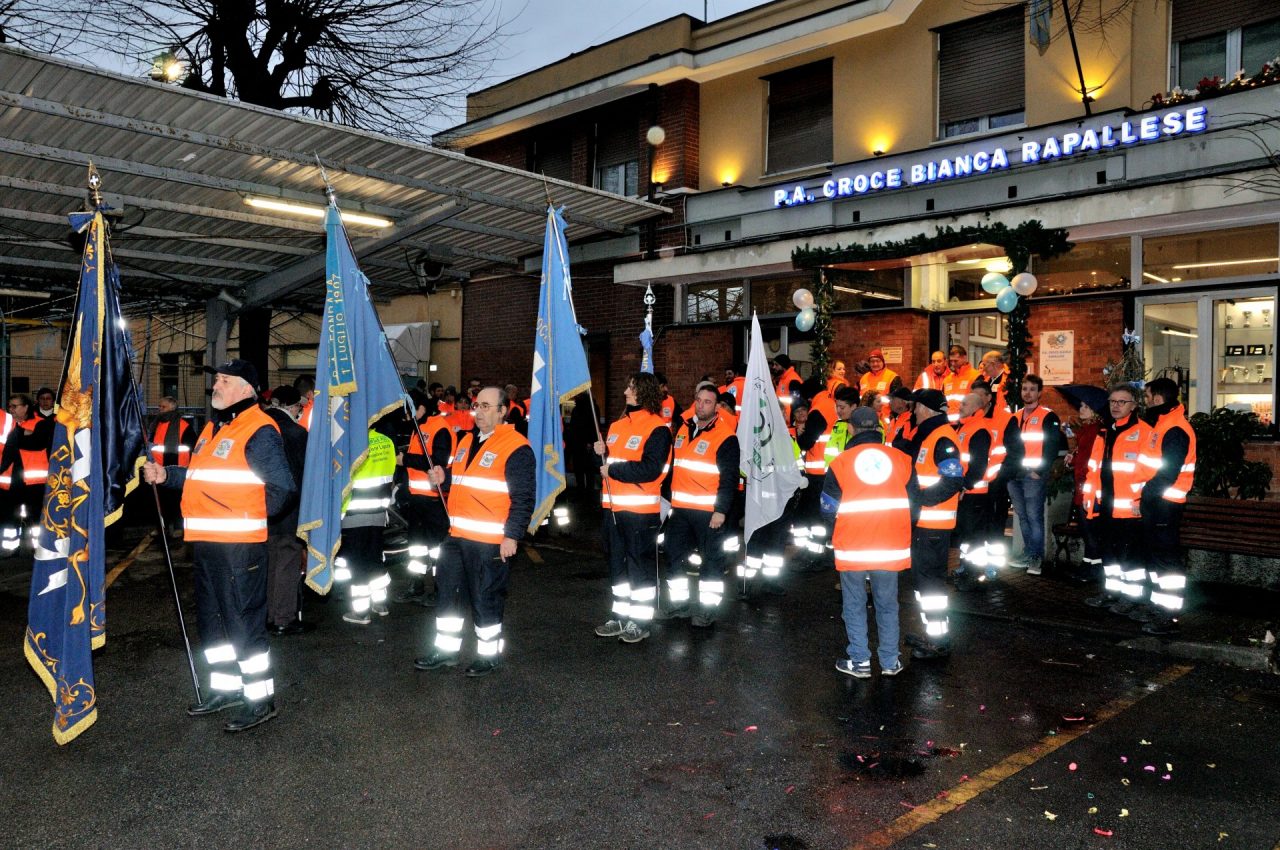 La Croce Bianca in festa per i propri volontari