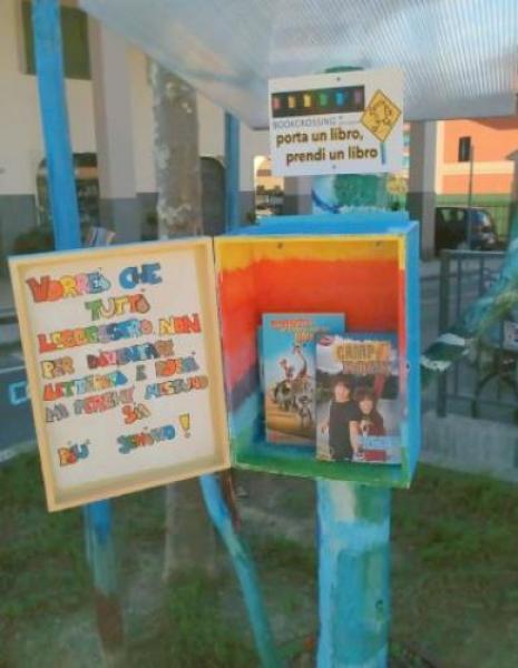 Libri, postazioni di bookcrossing a Lavagna