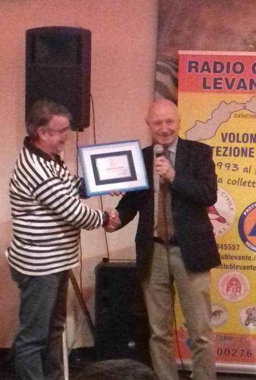 Anche Boitano celebra i 25 anni del Radio Club Levante