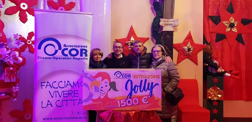“Jolly”, estratti i vincitori del concorso del Cor rapallese