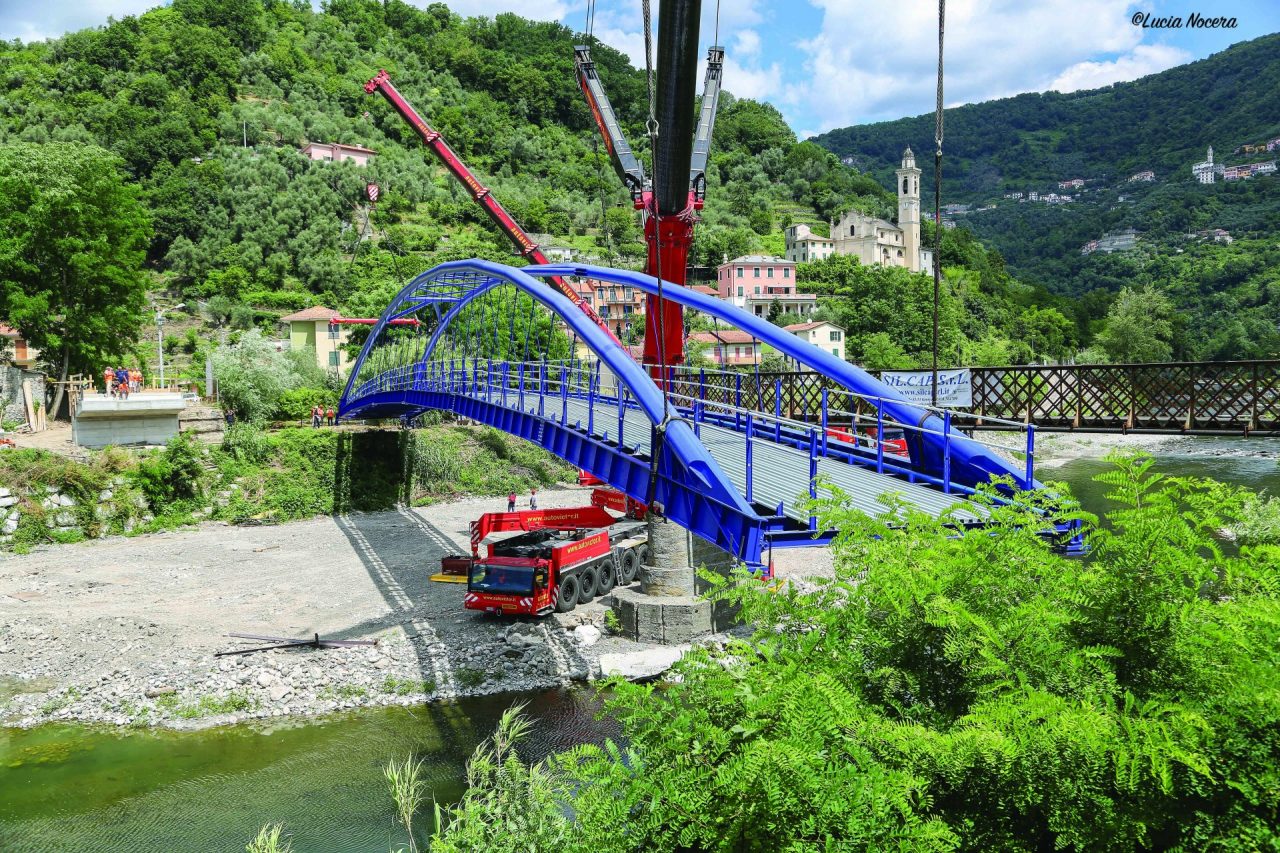 Passerella di Carasco, spostato l’orario dell’inaugurazione