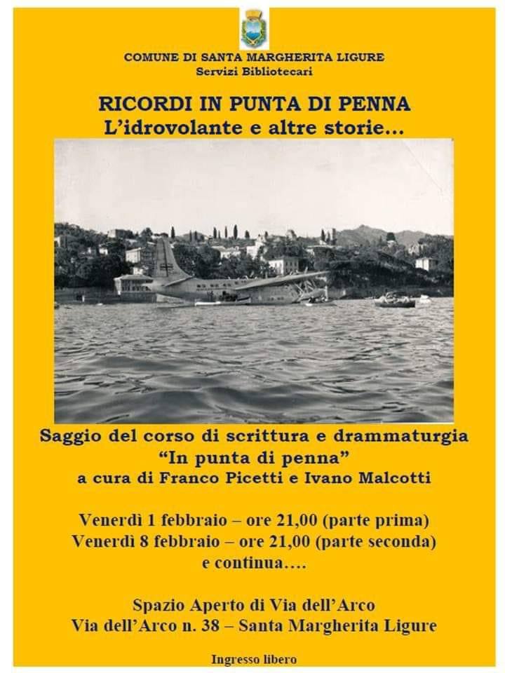 Ricordi in punta di penna, due appuntamenti a Spazio Aperto