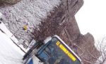 Neve fuori stagione, un bus di studenti bloccato al lago di Giacopiane