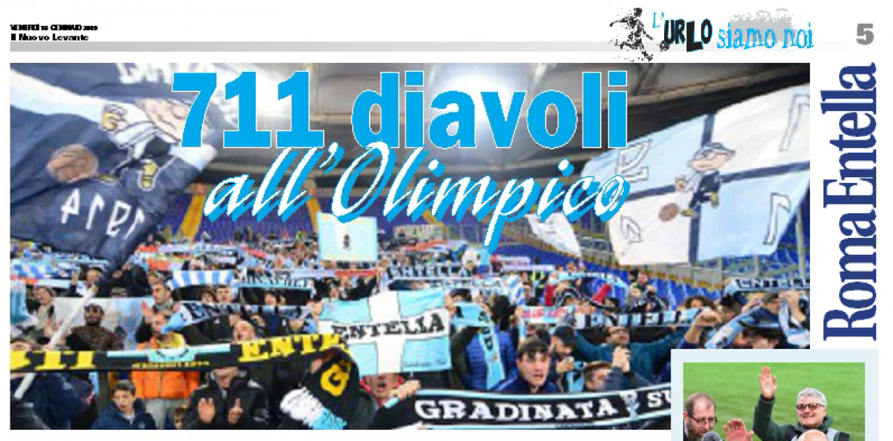 Il grande cuore dell’Entella all’Olimpico