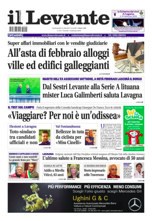 Inchieste, approfondimenti e interviste su Il Nuovo Levante da oggi in edicola