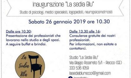 Taglio del nastro per La sedia Blu