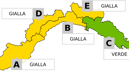 Allerta meteo gialla per neve in Val d'Aveto e nel Golfo Paradiso