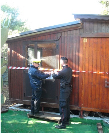 Sequestrata casa di legno abusiva a Sestri Levante