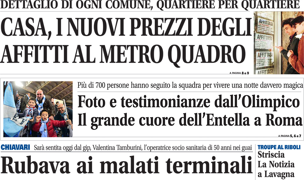Inchieste, approfondimenti e interviste su Il Nuovo Levante da oggi in edicola
