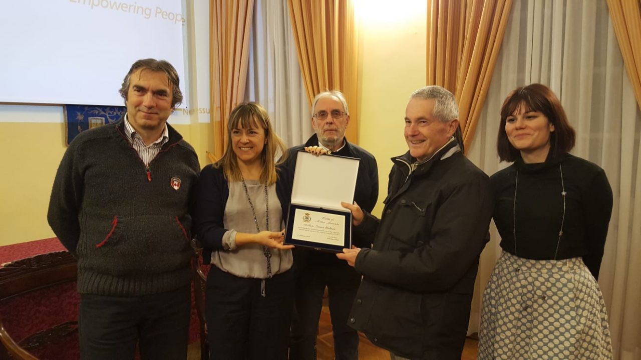 Enrico Medone premiato dal Comune di Sestri