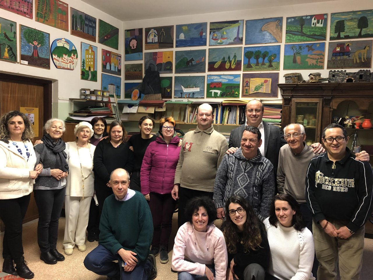 Di Capua in visita a Il Mosaico